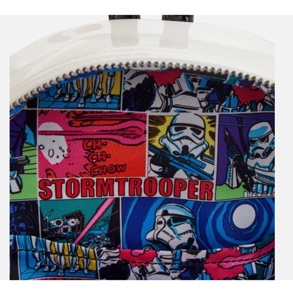 Loungefly Star Wars Stormtrooper Lenticular Cosplay Mini Backpack. NWT - Picture 5 of 10